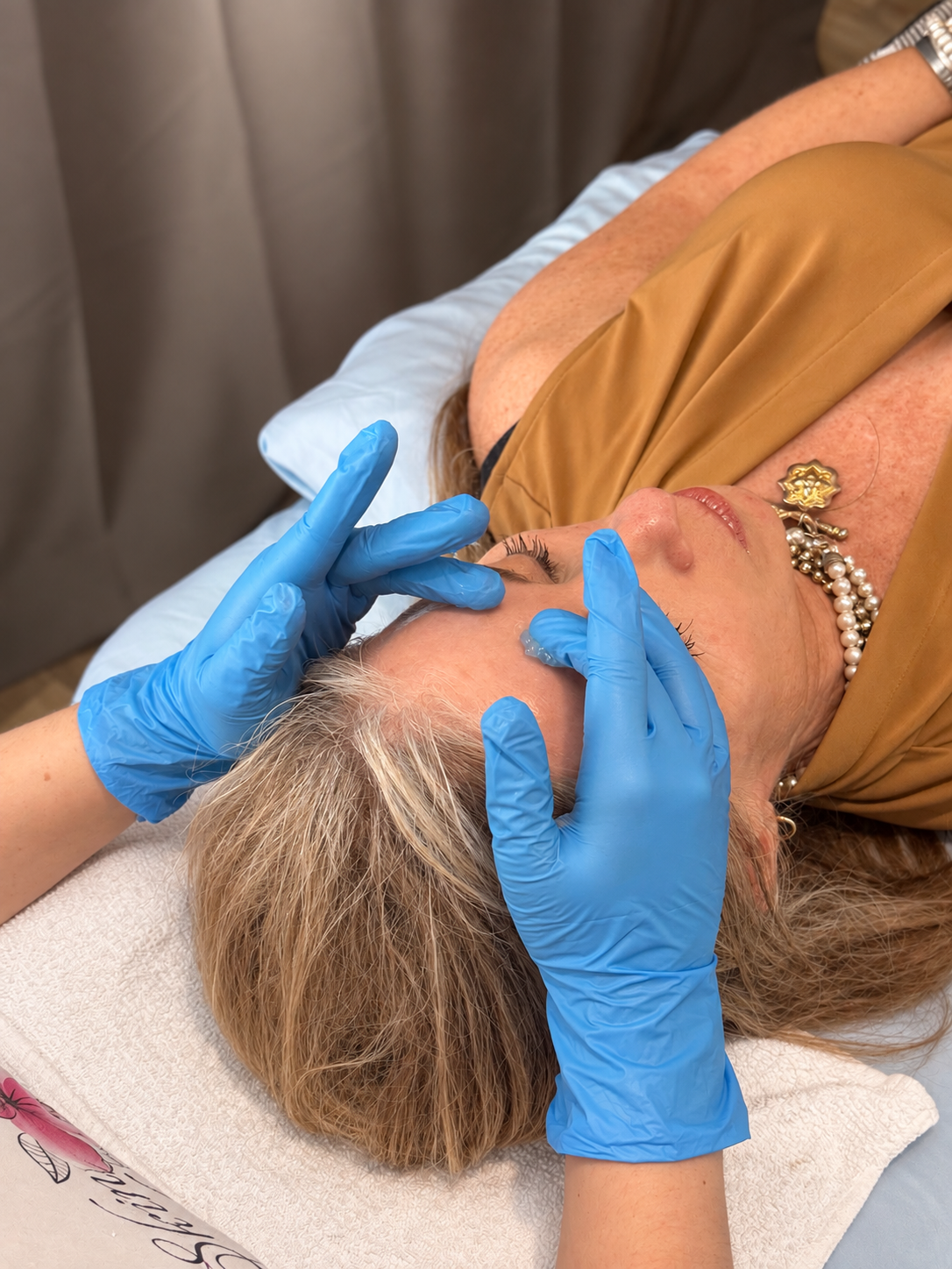 Waxing services provided by a licensed esthetician for eyebrows, face, lip, chin, arms, legs, bikini and other areas.